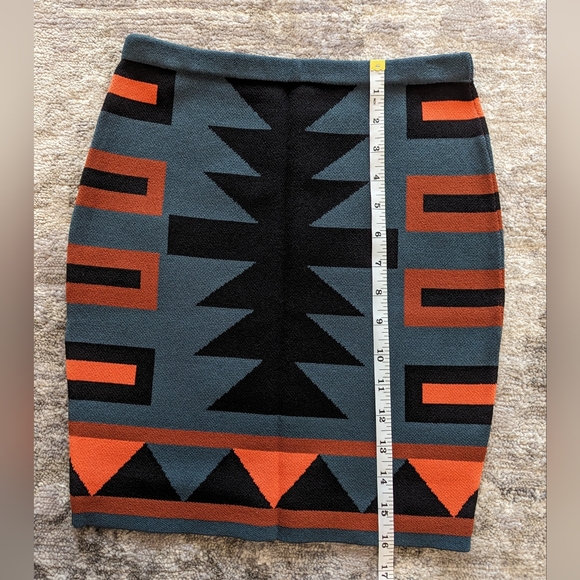 Rachel Roy Aztec Print Skirt - Picture 8 of 9